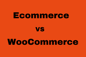 Ecommerce VS WooCommerce